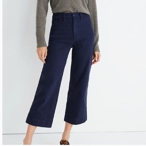 Madewell Slim Emmett Wide Leg Crop 26 Tall